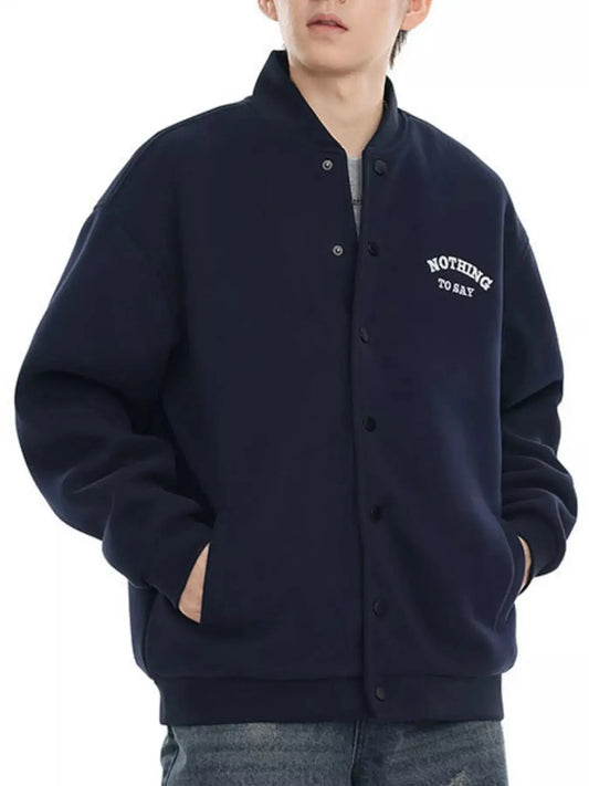 Men's Plus Size Casual Snap Down Jacket Simply Love