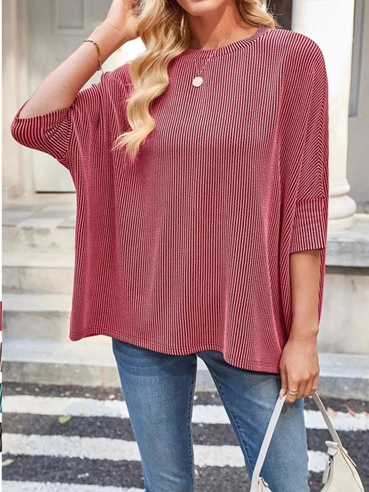 Relaxed Fit Half Sleeve T-Shirt Simply Love