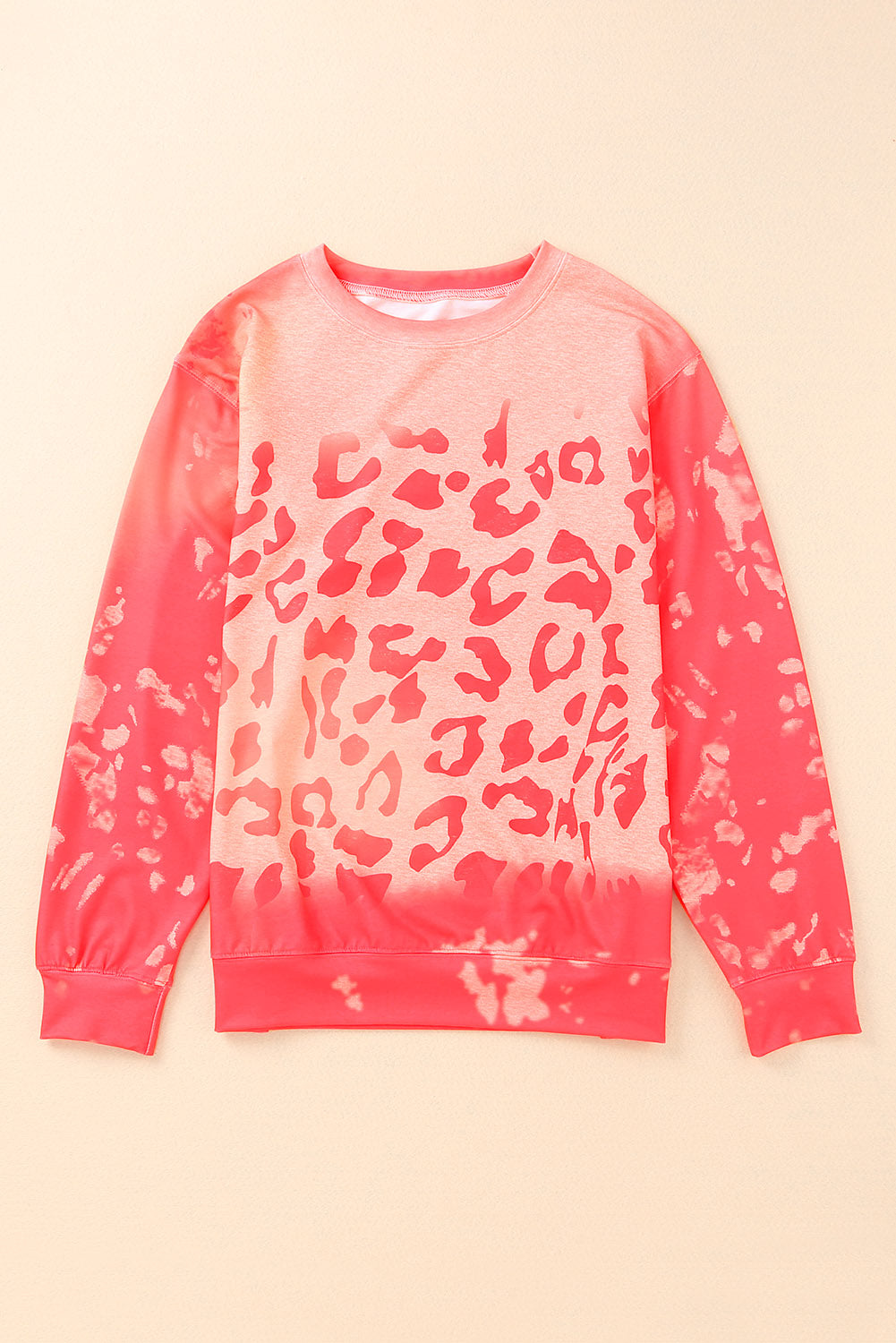 Printed Round Neck Dropped Shoulder Sweatshirt Coco’s Tee Boutique