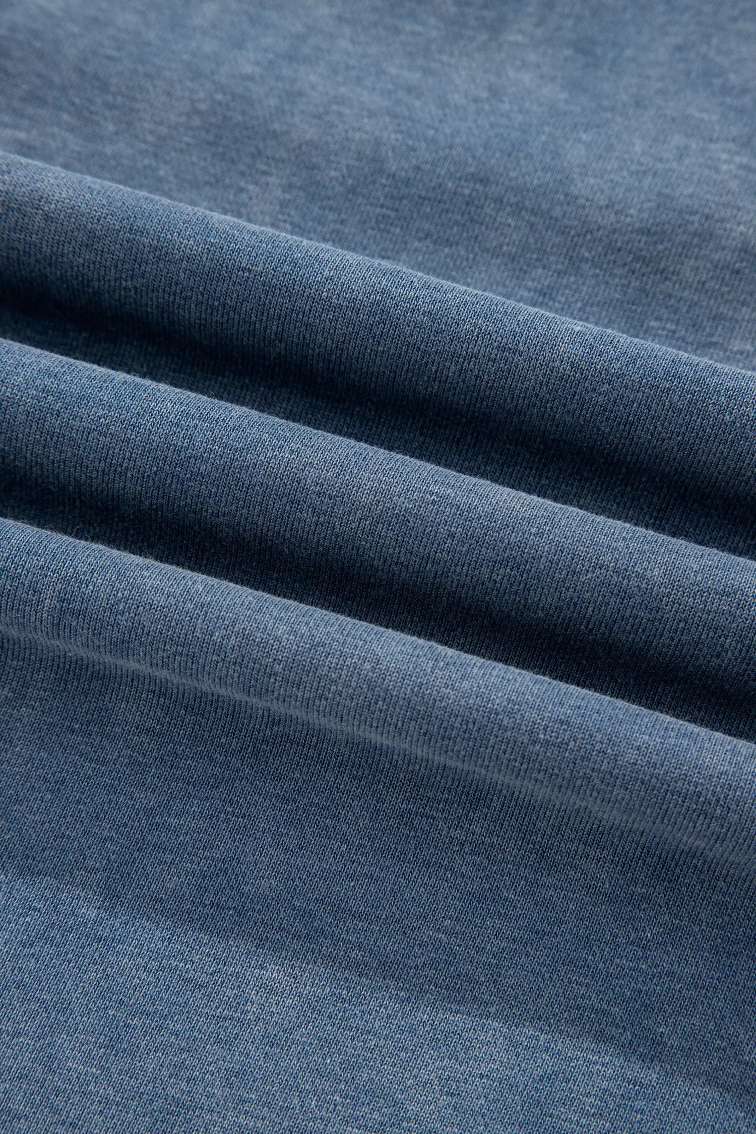 Sail Blue Lace Patchwork Notched Neck Mineral Wash Baggy Sweatshirt Dear-Lover Dropshipping