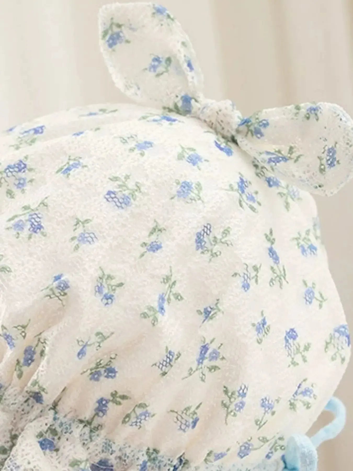 Children's Floral Print Bunny Ear Hat Simply Love