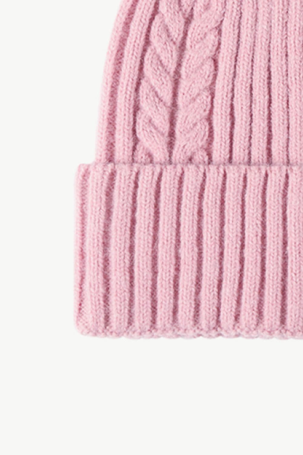 Cable-Knit Cuff Beanie.