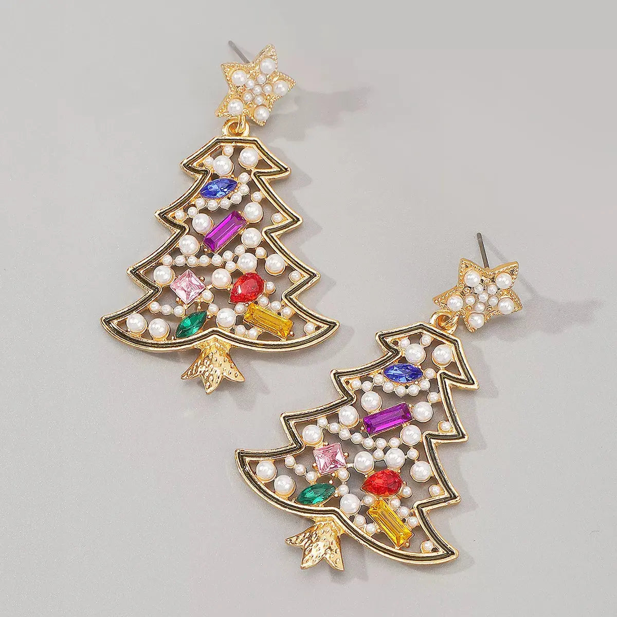 Christmas Tree Dangle Earrings Simply Love