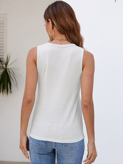 Round Neck Tank.