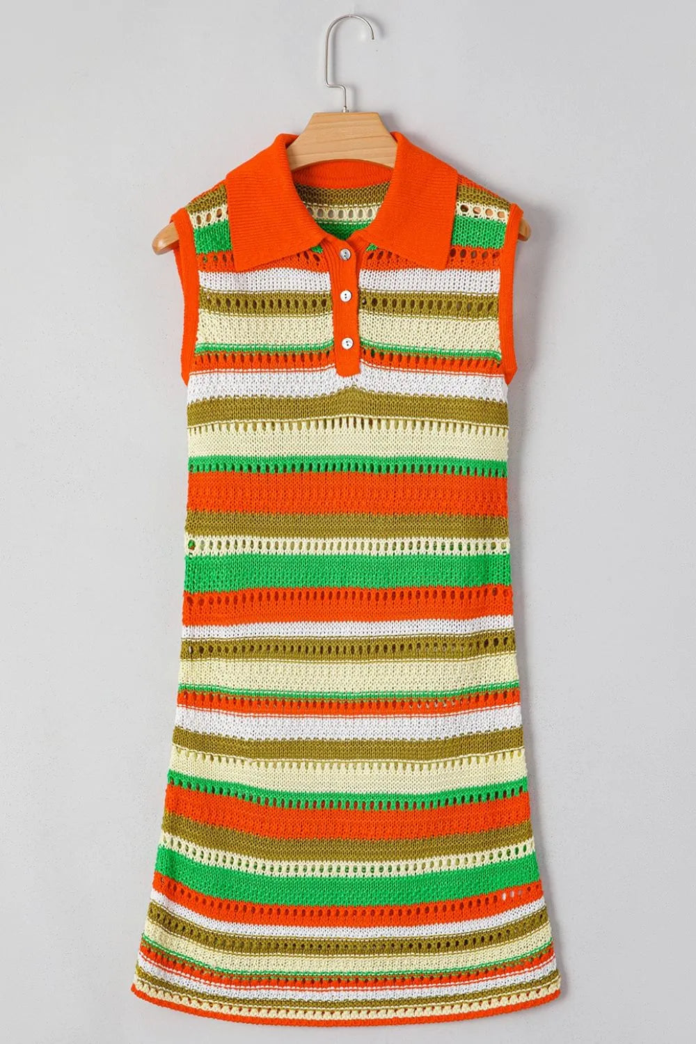 Simply Love: Openwork Stripe Dress