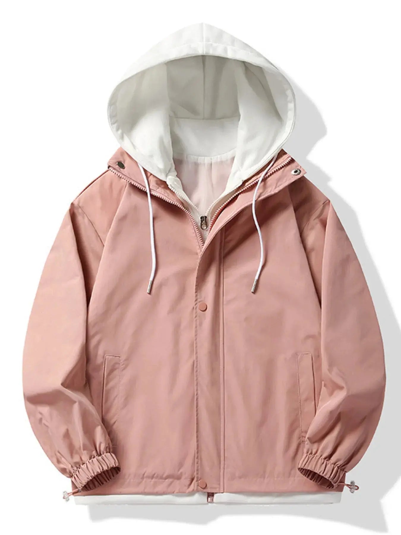 Men's Plus Size Casual Lightweight Windbreaker Jacket Simply Love