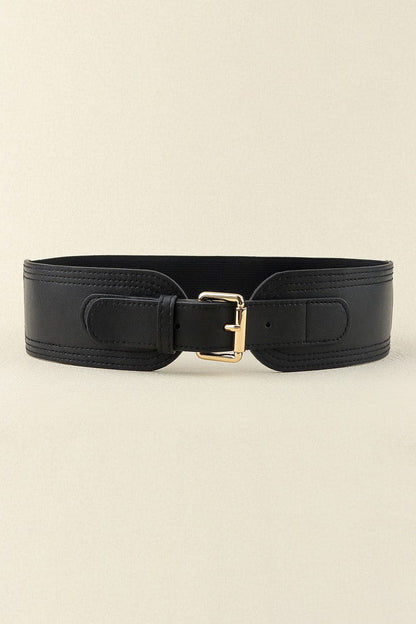 Elastic Wide PU Belt.