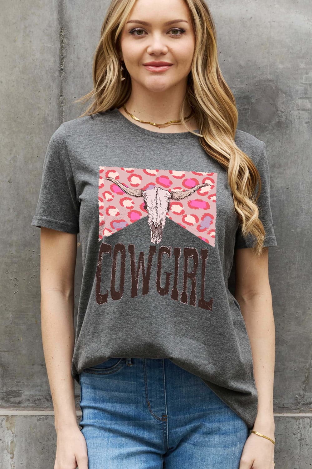 Simply Love cowgirl graphic tee