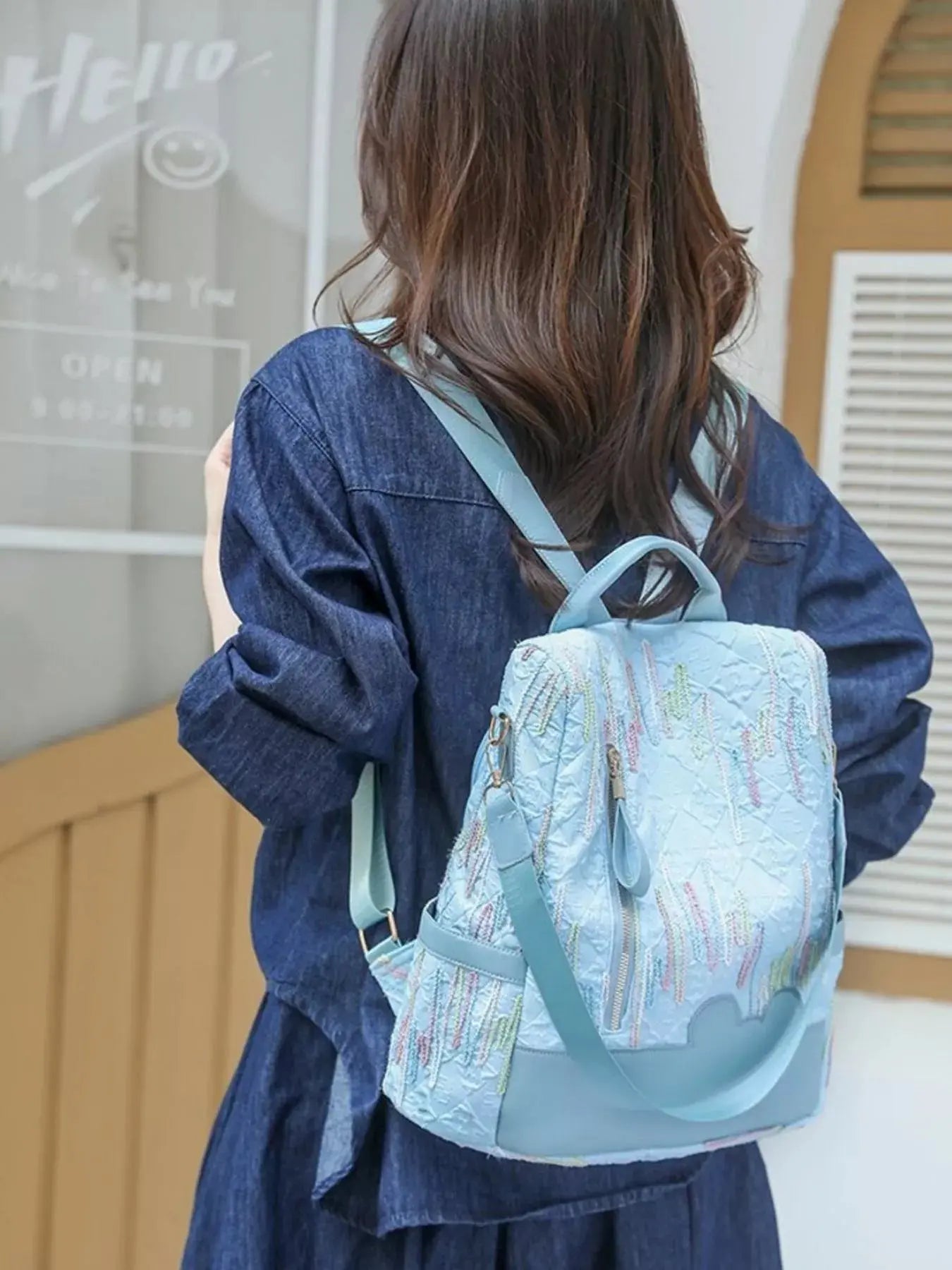 Adjustable Strap Backpack Bag Simply Love