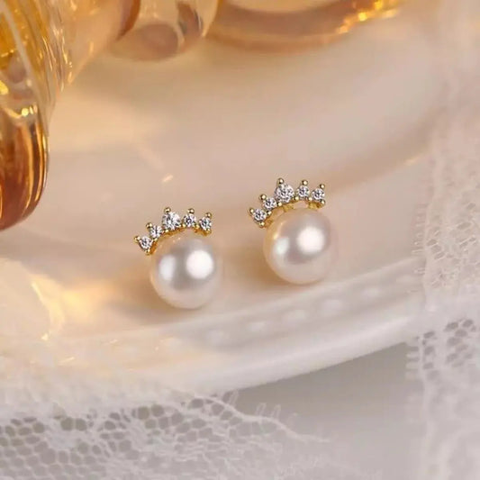 Freshwater Pearl Stud Earrings Simply Love