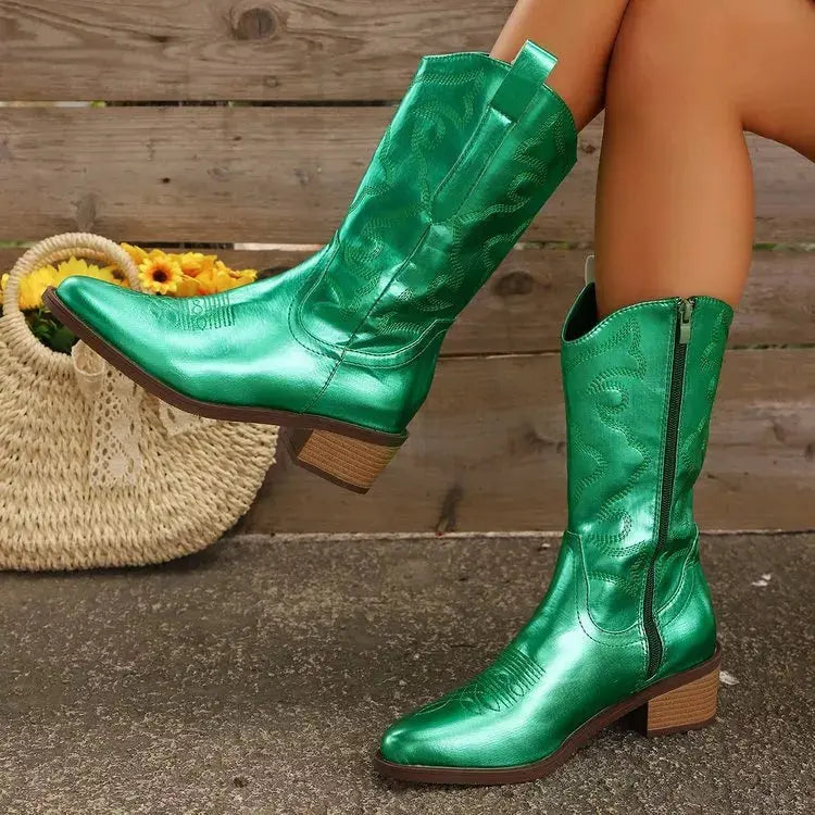 Embroidered Western Cowboy Boots Simply Love