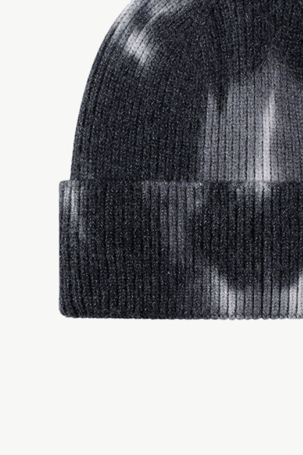 Tie-Dye Cuffed Knit Beanie.