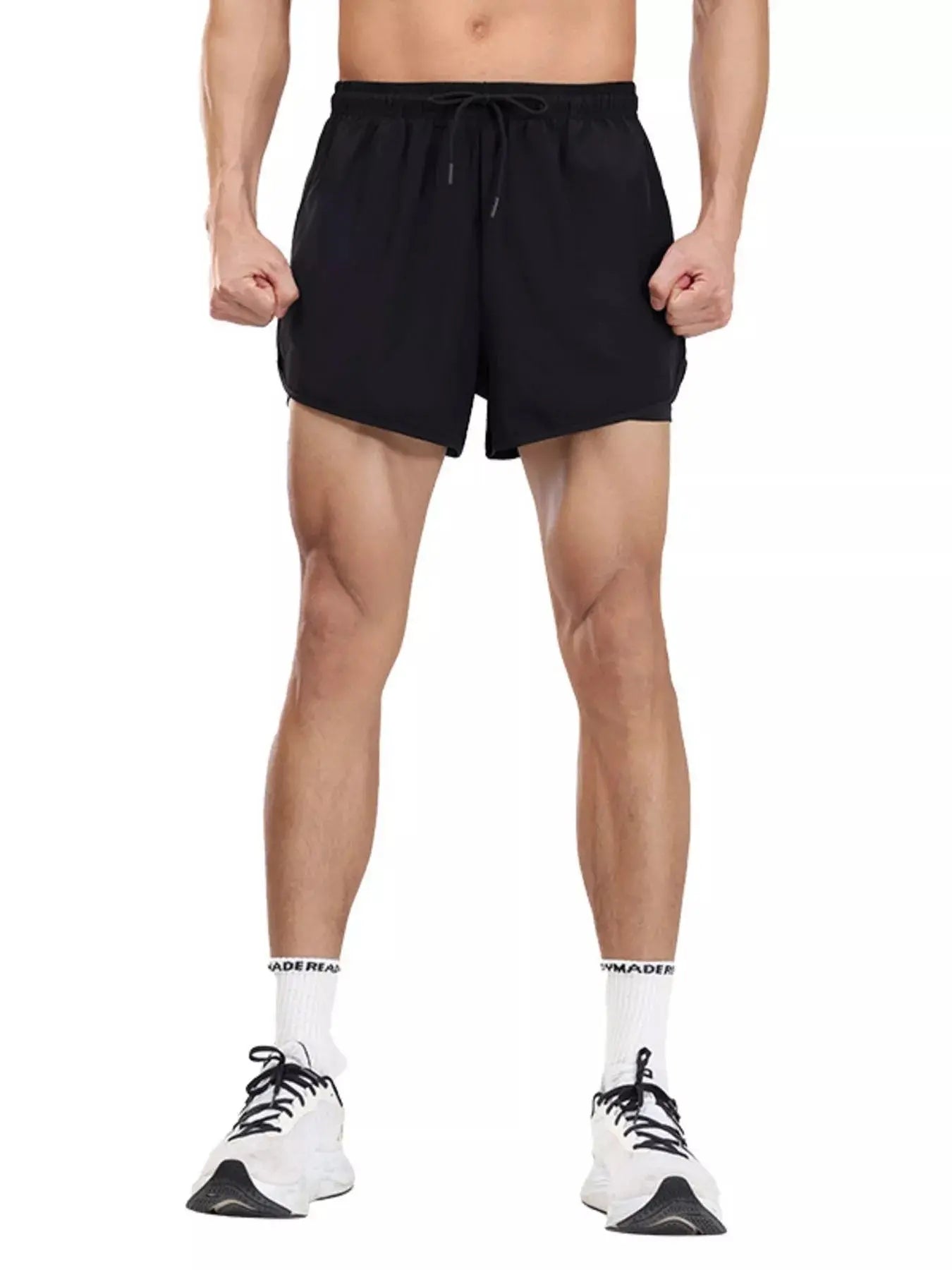 Men's Plus Size Drawstring Active Shorts Simply Love