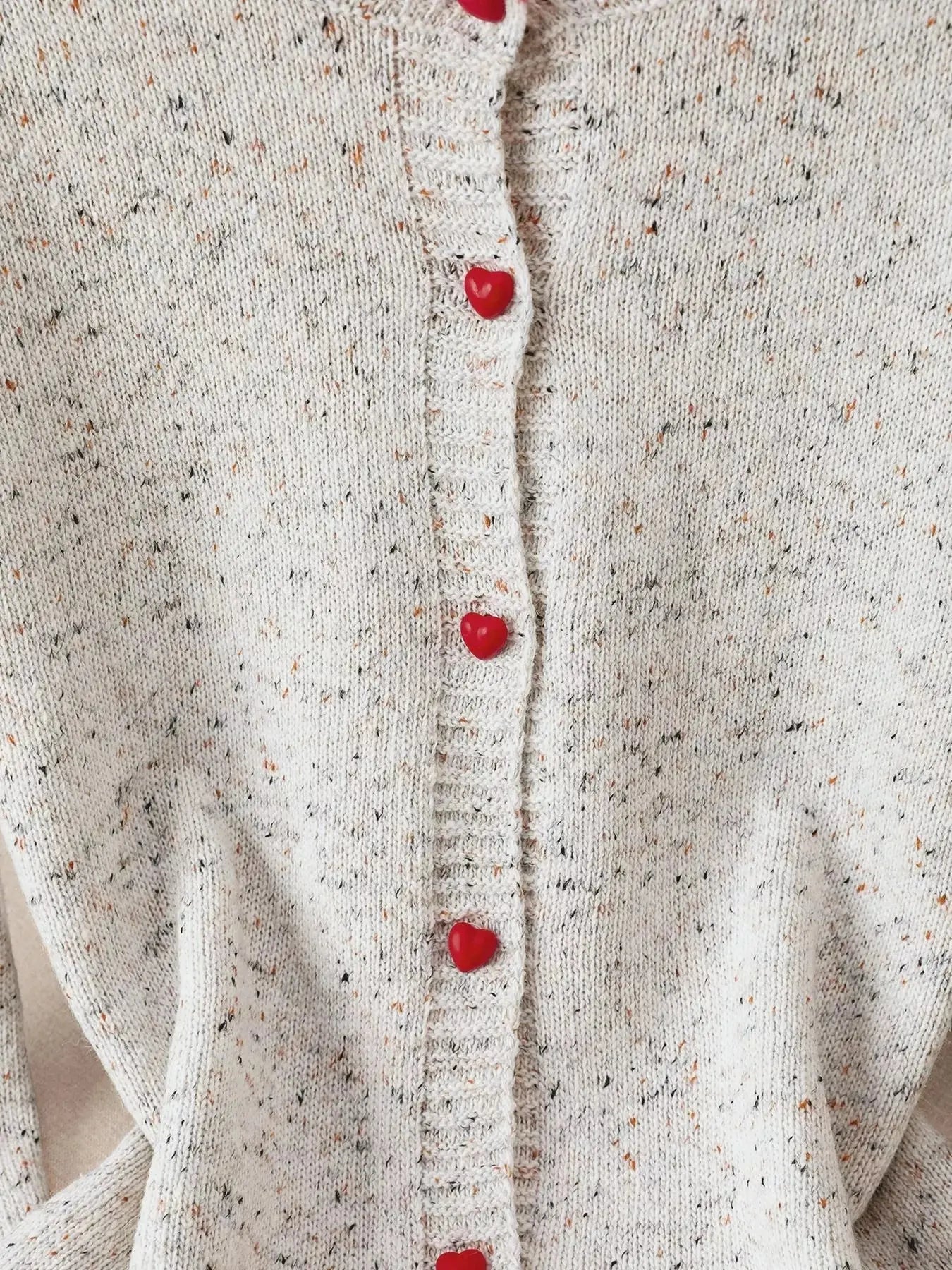 Contrast Trim Button Up Cardigan Simply Love