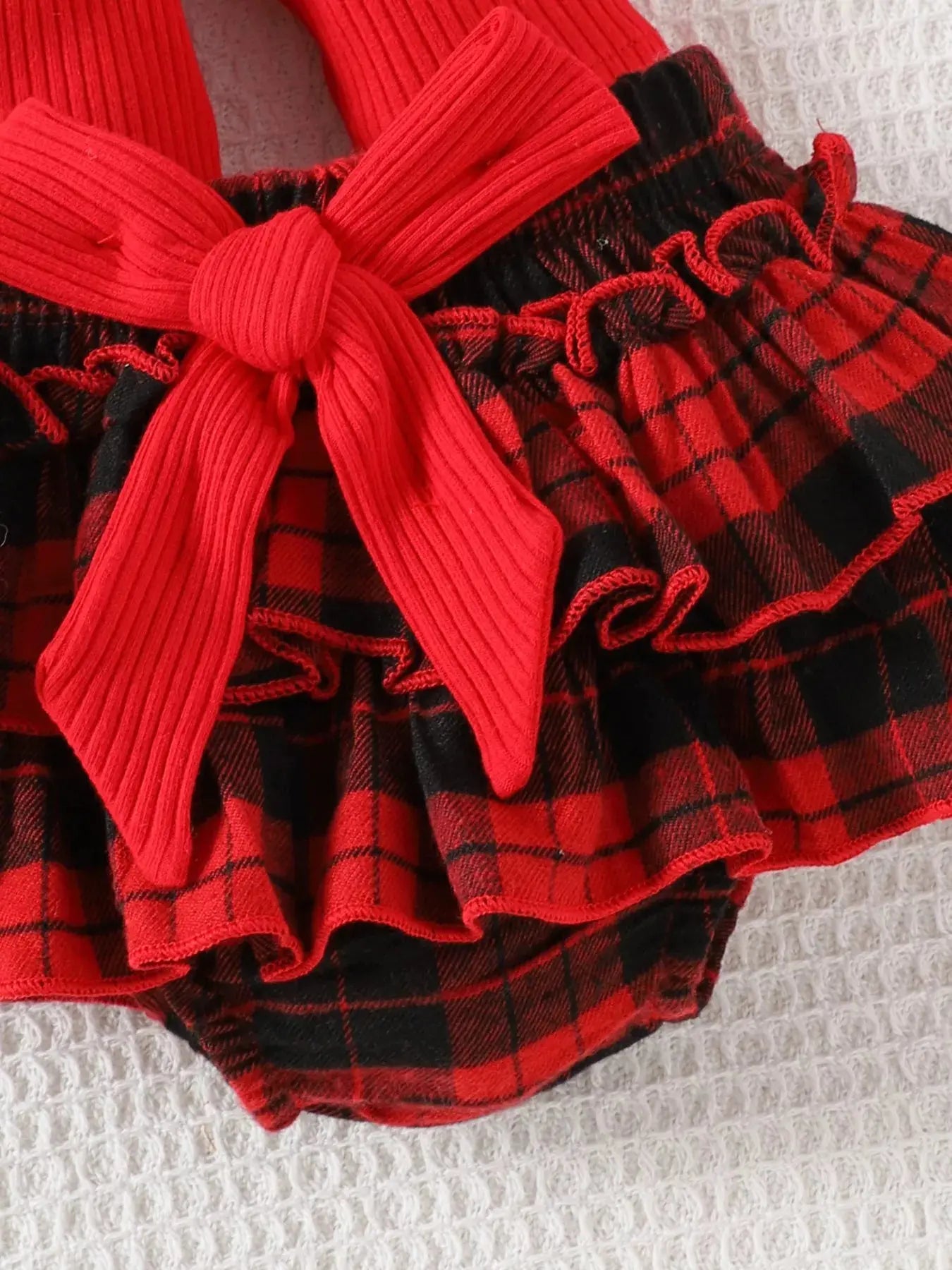 Children's Christmas Ruffle Trim 4-Piece Set Simply Love