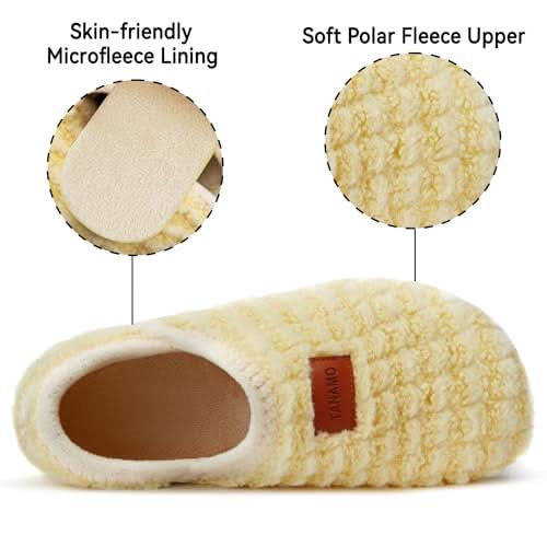House Slippers for Women Men Indoor Barefoot Slippers Socks Furry Slip on House Shoes Cozy Comfy Slippers for Home Bedroom Travel Yoga - Love Salve 