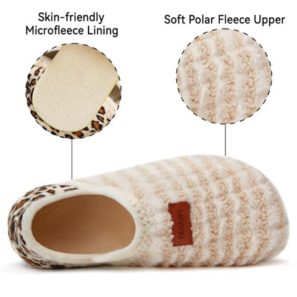 Tanamo House Slippers for Women Men Indoor Barefoot Slippers Socks Furry Slip on House Shoes Cozy Comfy Slippers for Home Bedroom Travel Yoga