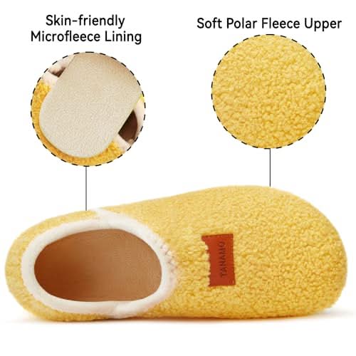 House Slippers for Women Men Indoor Barefoot Slippers Socks Furry Slip on House Shoes Cozy Comfy Slippers for Home Bedroom Travel Yoga - Love Salve 
