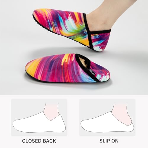 Tanamo House Slippers for Women Men Indoor Barefoot Slippers Socks Furry Slip on House Shoes Cozy Comfy Slippers for Home Bedroom Travel Yoga