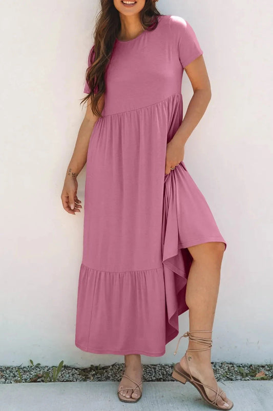 Simply Love: High-Waist Tee Dress Simply Love