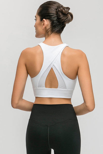 Halter Keyhole Sports Bra.