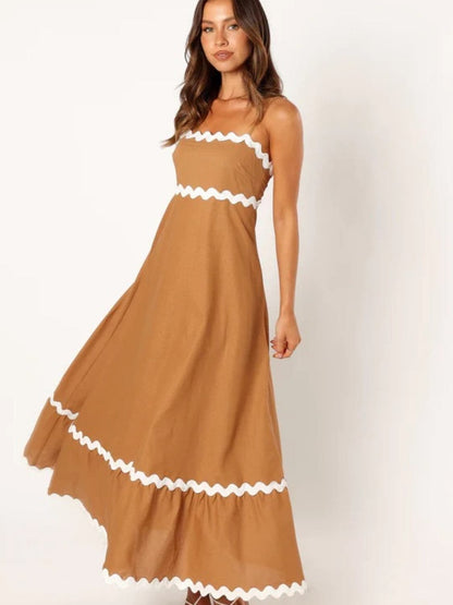 Spaghetti Strap Maxi Dress.