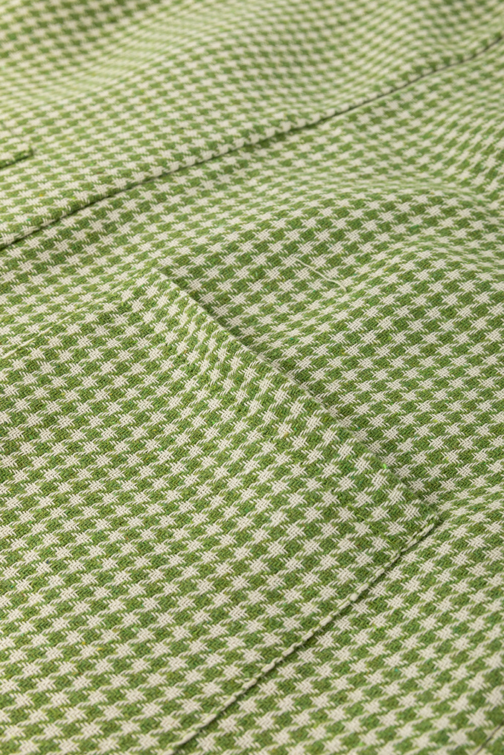 Green Gingham Wide Leg Overalls With Pockets For Women Dear-Lover Dropshipping