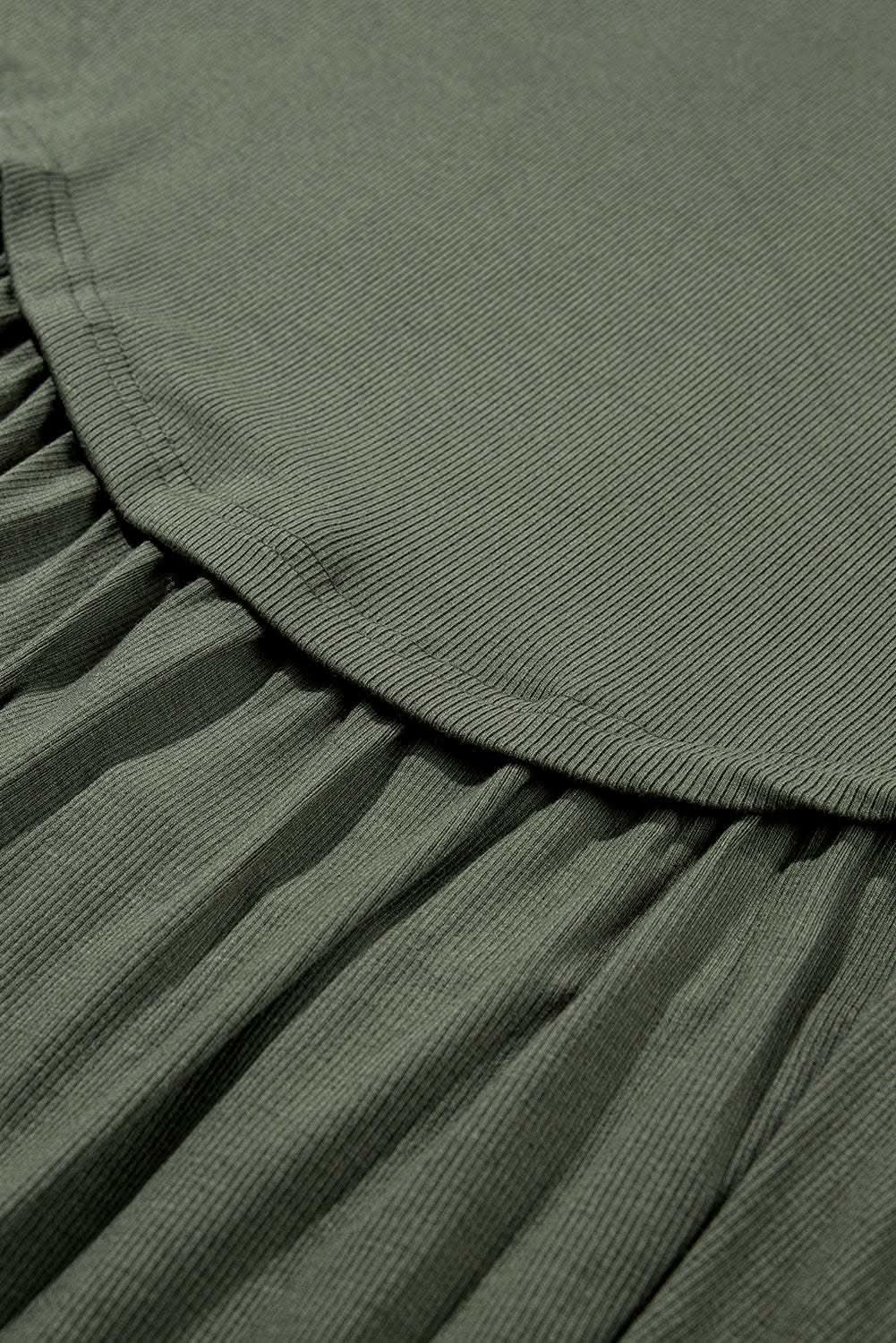 Mist green plus size babydoll top - Love Salve 