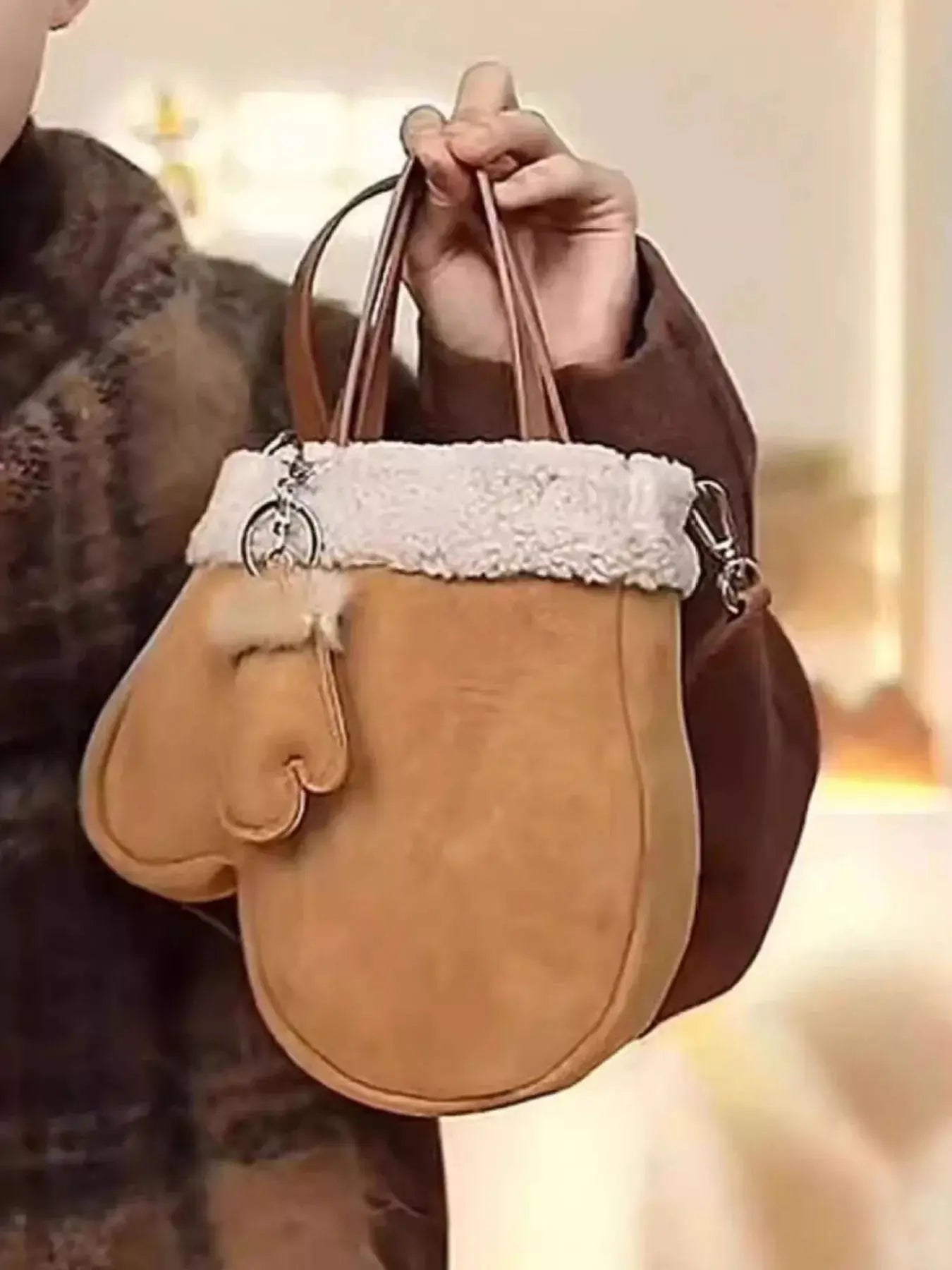 Mitten-Shaped Handbag Simply Love