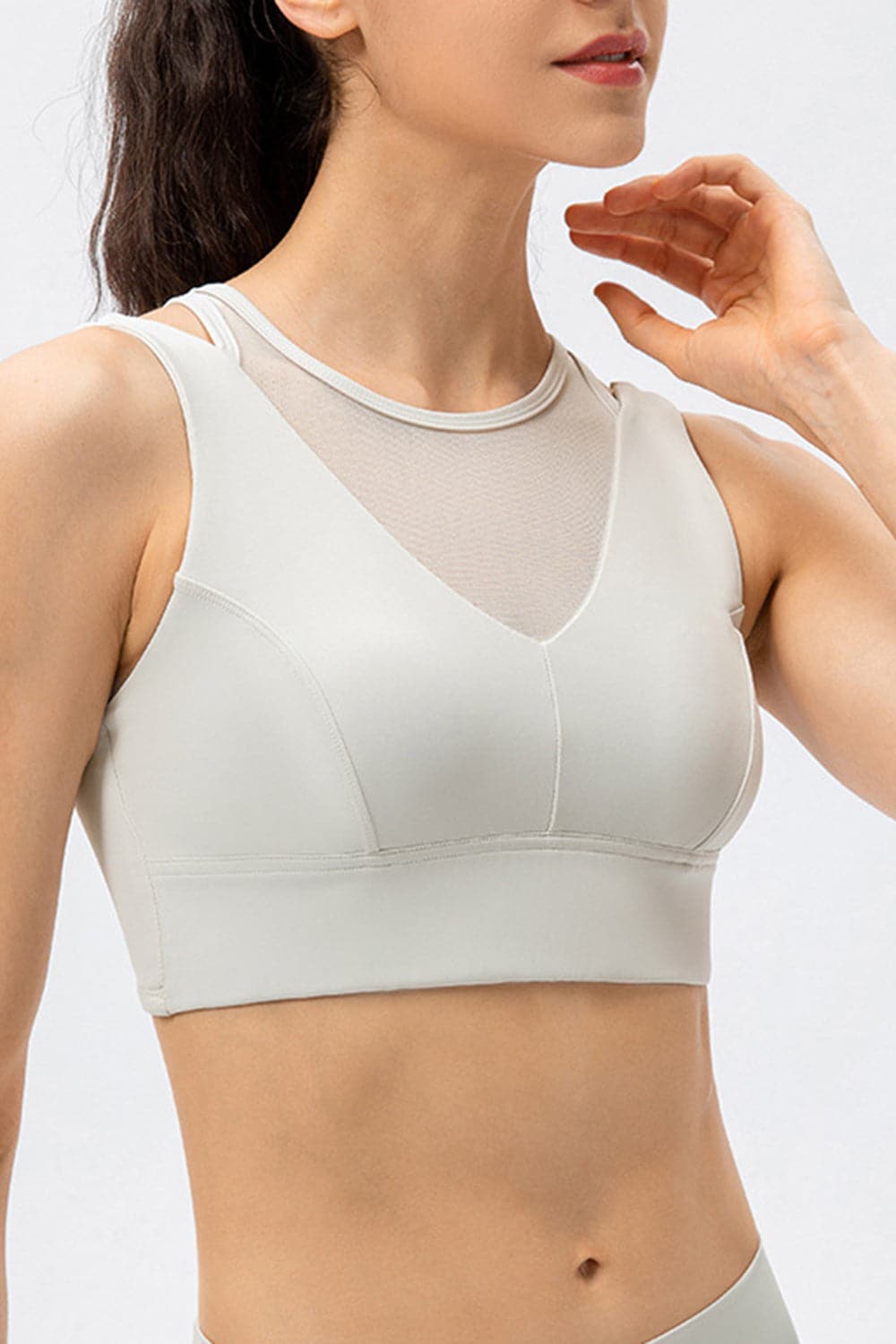 Cutout Wide Strap Active Tank.