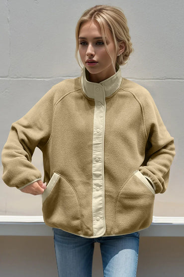 Double Take: Contrast Fleece Jacket