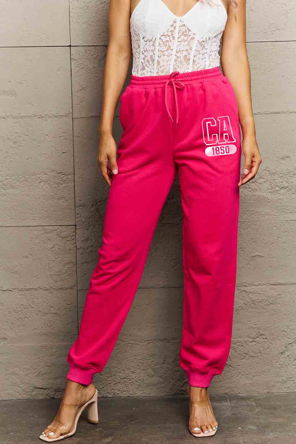 Simply Love Simply Love Full Size CA 1850 Graphic Joggers.