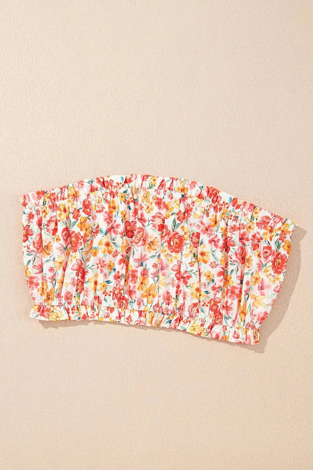 Sunset Bloom Boho Bandeau & Wide-Leg Pants Set Coco’s Tee Boutique