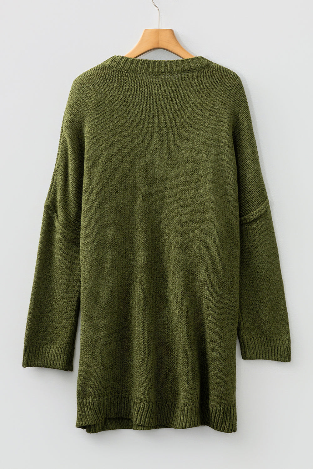 Four Leaf Clover Oversize Drop Shoulder Slouchy Sweater Dress Dear-Lover Dropshipping