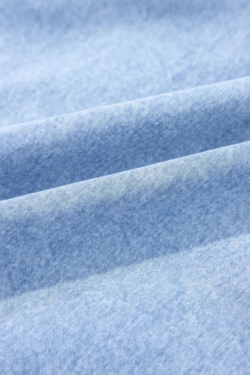 Simply Love: Denim Dress, Bow & Ruffle Simply Love