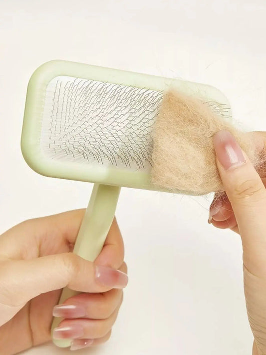 Gentle Pet Hair Remover Slicker Brush Simply Love