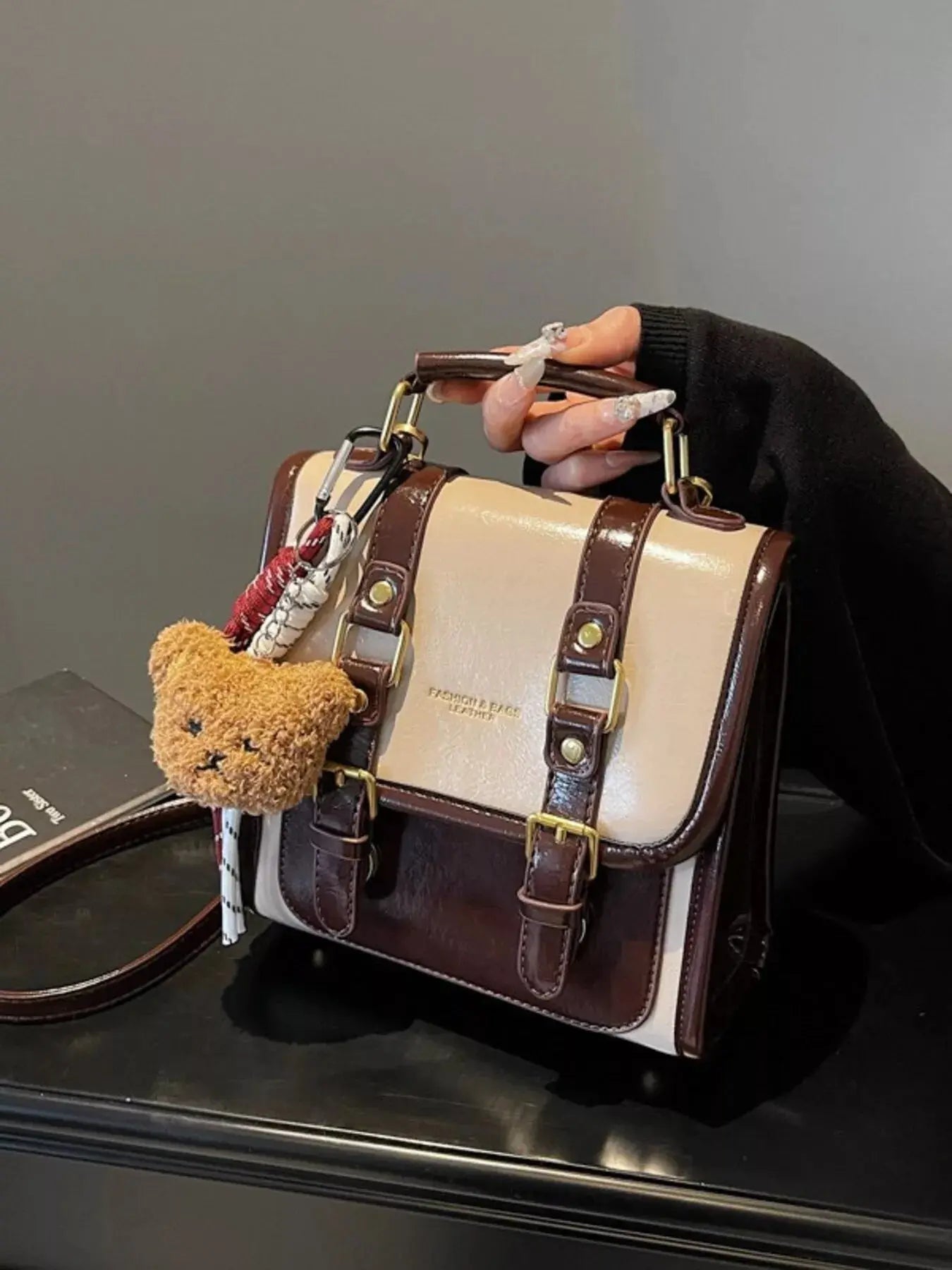 Vintage Style Buckle Backpack Bag Simply Love