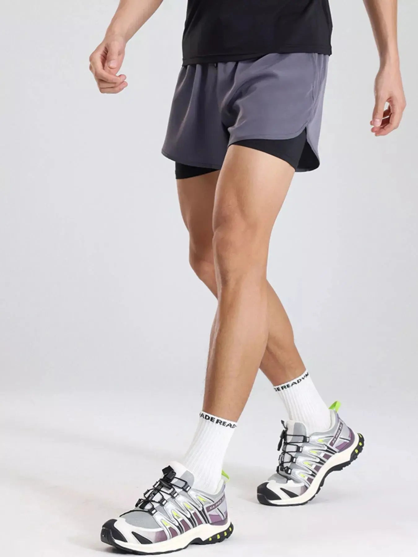 Men's Plus Size Drawstring Active Shorts Simply Love