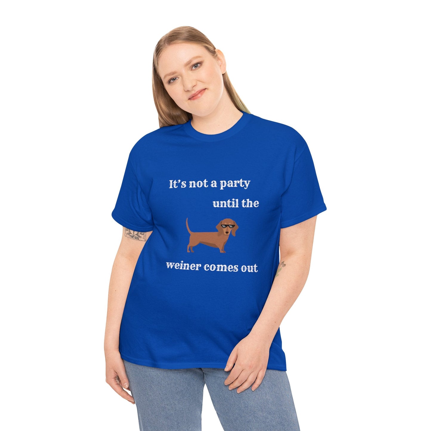 Dachshund Weiner Party Short Sleeve Tee