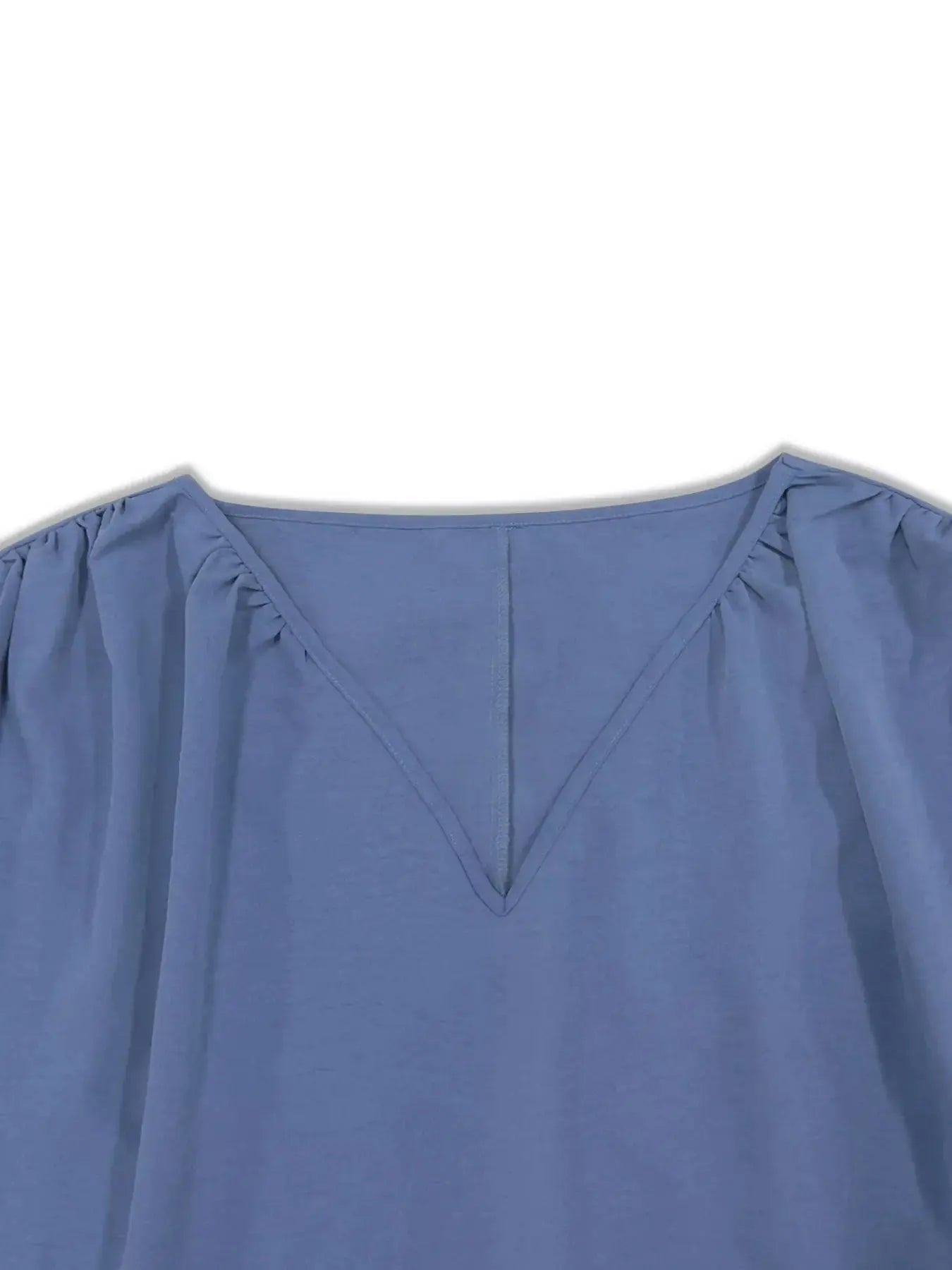 Plus Size V-Neck Long Sleeve Blouse Simply Love