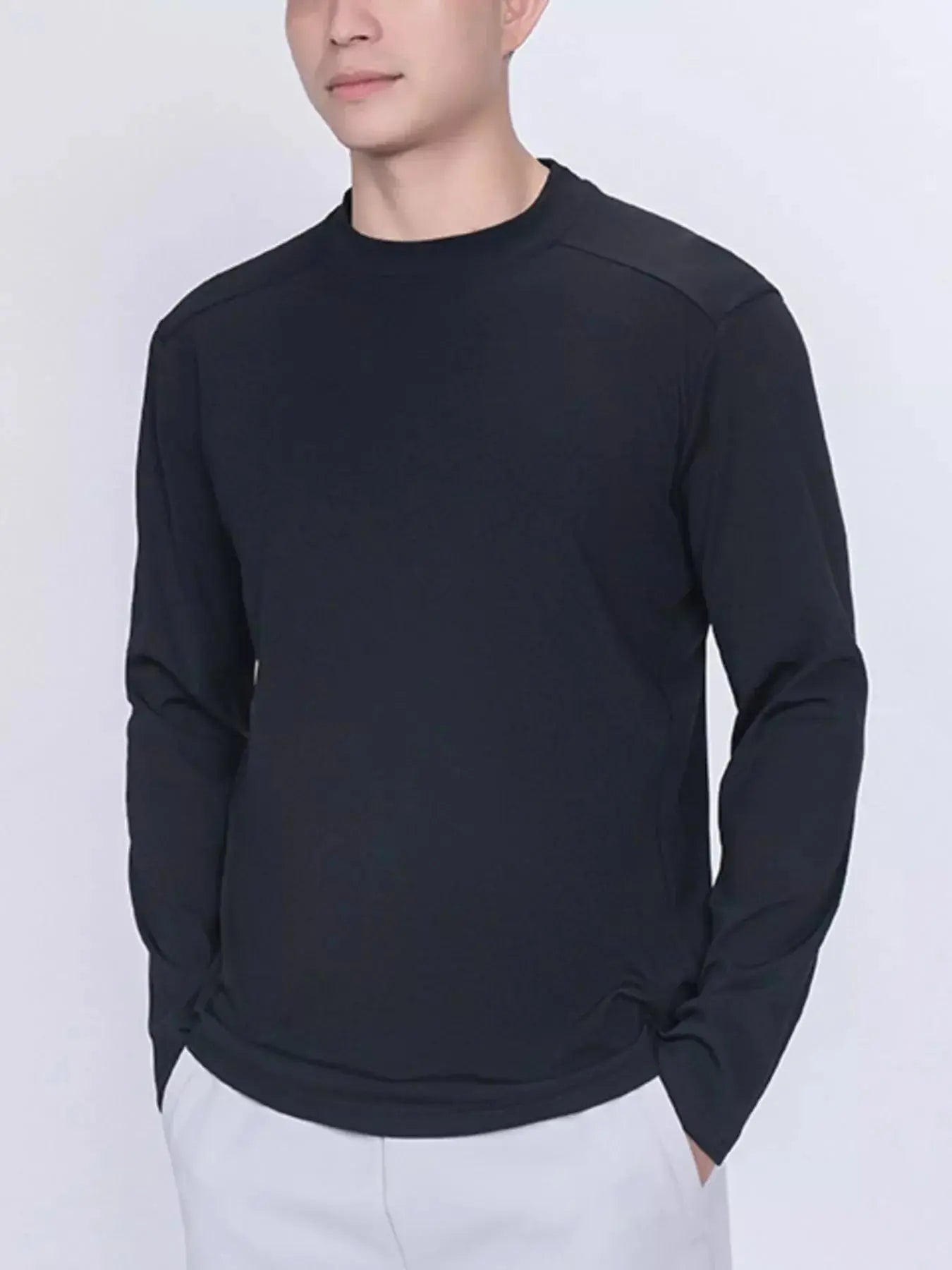 Men's Plus Size Long Sleeve T-Shirt Simply Love