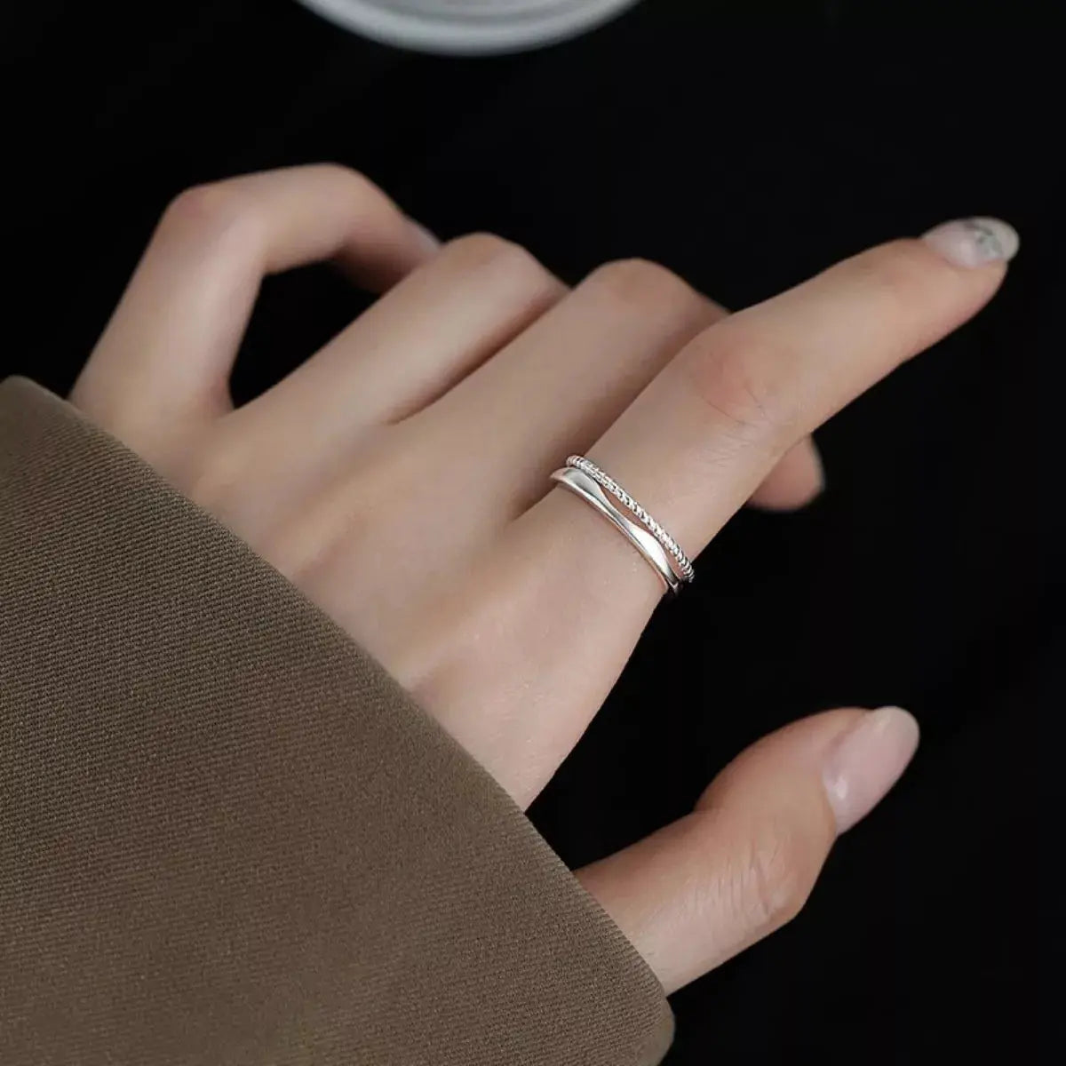 925 Sterling Silver Open Ring Simply Love