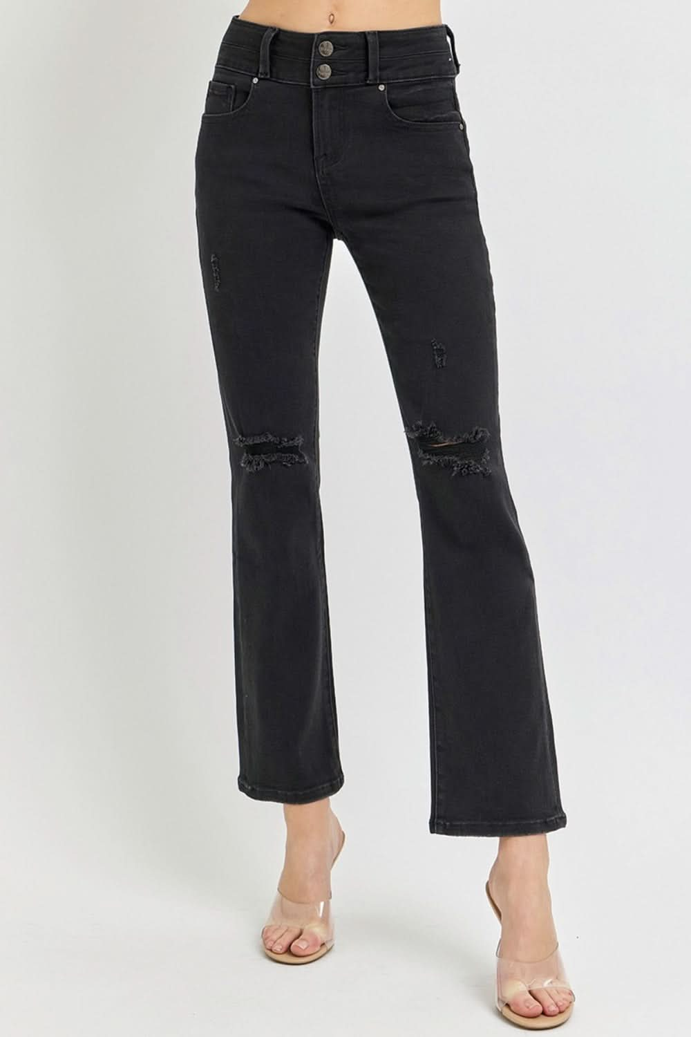 High Rise Bootcut Jeans by Risen