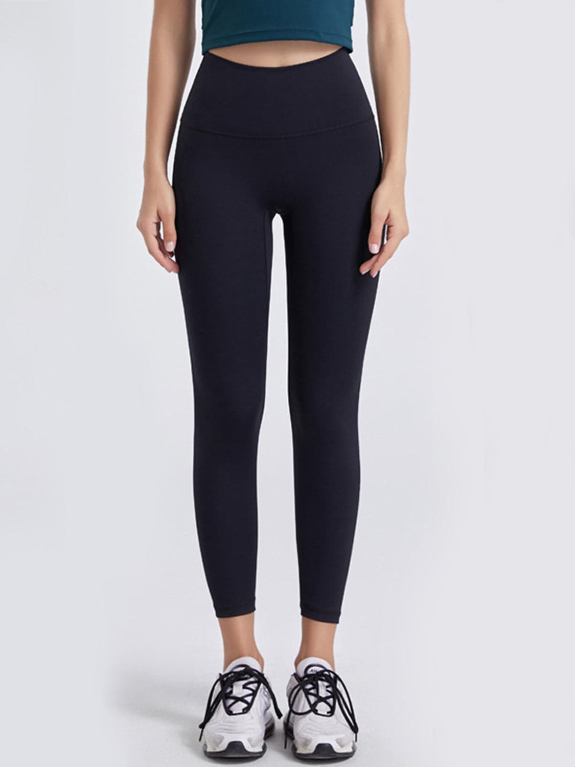 Wide Waistband Sports Leggings.