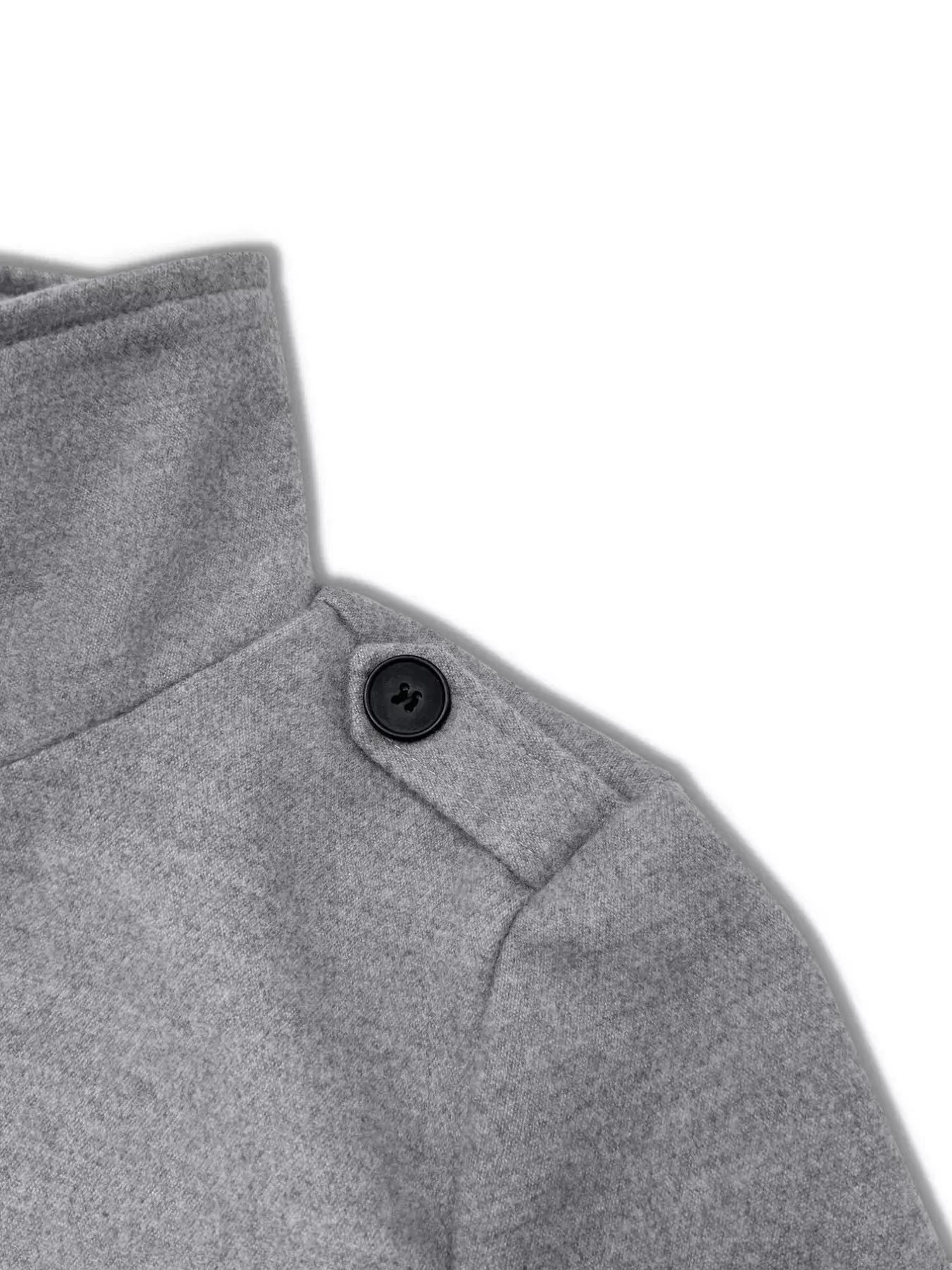 Button-Down Longline Coat with Belt Simply Love