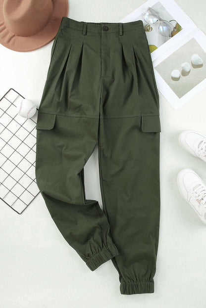 High Waist Cargo Pants.