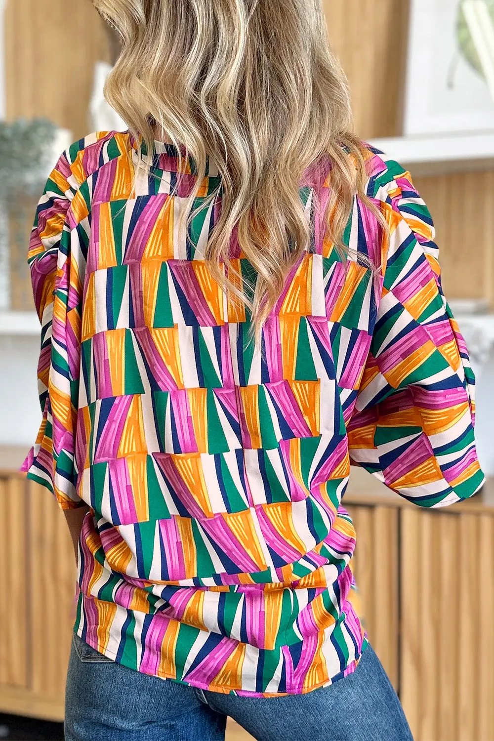 Double Take: Geometric Blouse - Love Salve