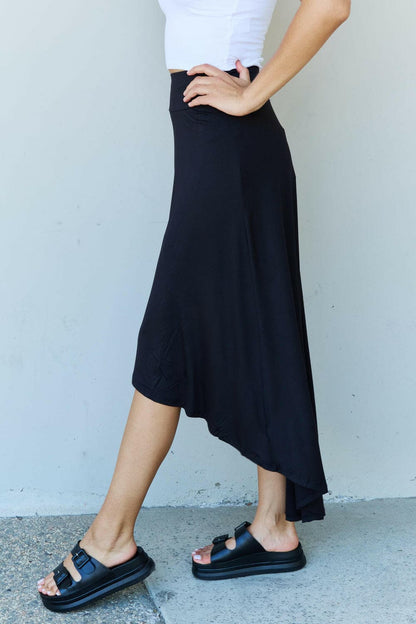 Ninexis First Choice High Waisted Flare Maxi Skirt in BlackExperience Elegance and Versatility
 Introducing the Ninexis First Choice High Waisted Flare Maxi Skirt in Black, a perfect blend of style, comfort, and functionalitLove Salve Choice High Waisted Flare Maxi SkirtTIKTOK