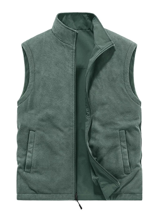 Men's Plus Size Zip Up Vest Coat Simply Love