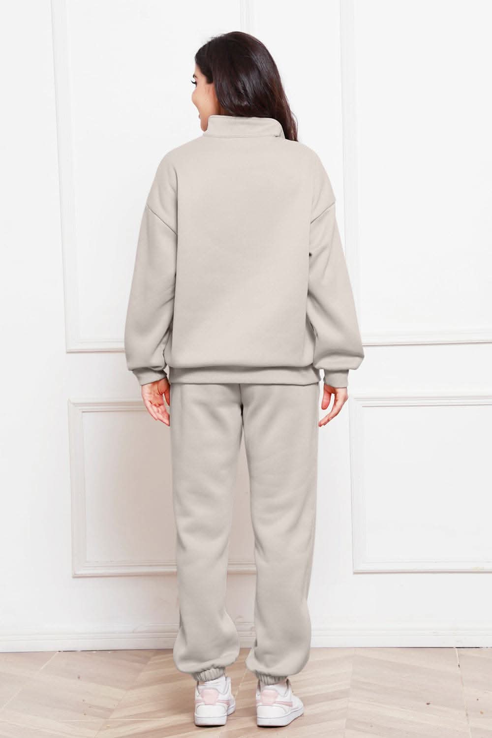Cozy half zip sweatshirt & jogger set - Love Salve 